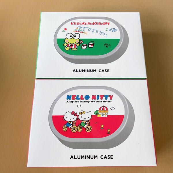 サンリオ キャラクターズ 3coins スリコ アルミ小物入れ キティ けろっぴ