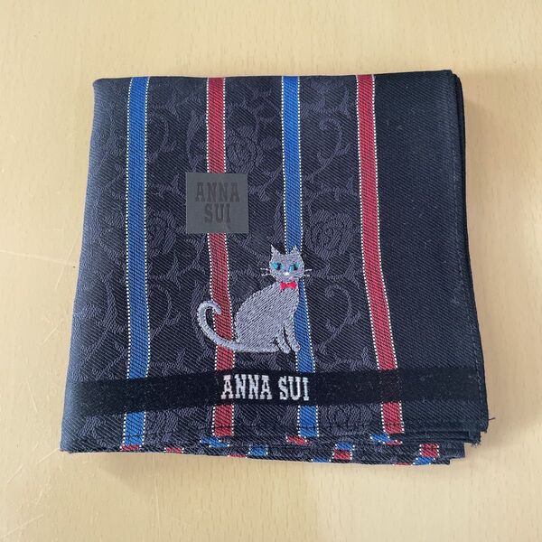 ANNA SUI 猫 タオルハンカチ タオル ハンカチ