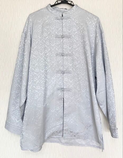 EllnoLoset ホワイトチャイナシャツ メンズM