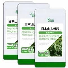 日本山人参粒 約1か月分×3袋 M-001-3 健康維持 サプリ リプサ Lipusa