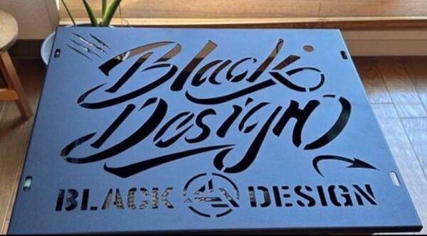 希少 BLACK DESIGN 鉄板 ブラックデザイン