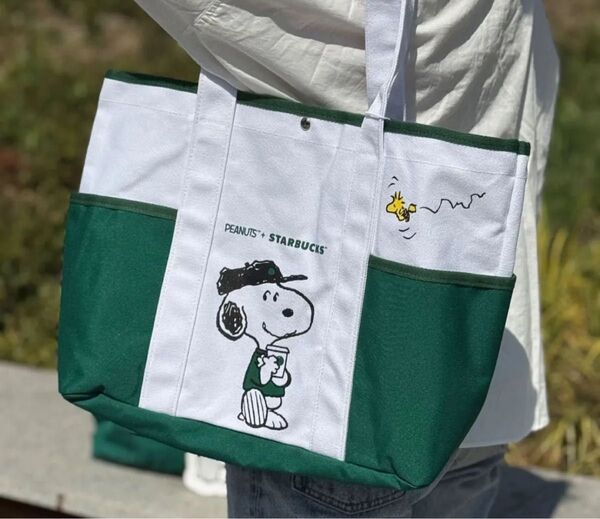 【スターバックス中国限定】ピーナッツ スヌーピー トートバッグ