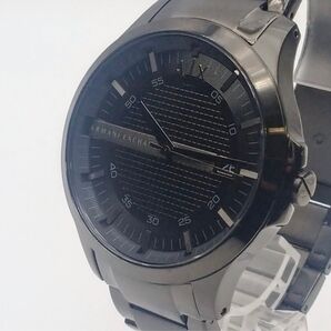 ARMANI EXCHANGE ラウンド ミネラルガラス アナログ クォーツ