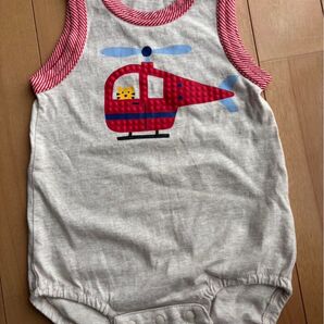 ロンパース 80サイズ ヘリコプター