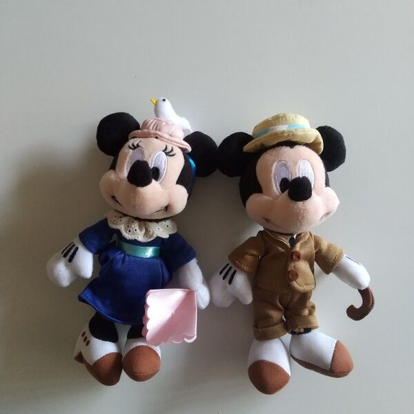 ディズニーランドホテル ぬいば ミッキー ミニー ぬいぐるみバッジ ディズニー ディズニーランド