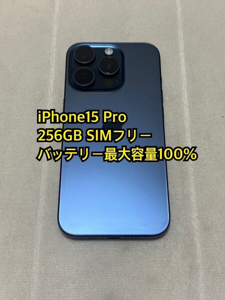 iPhone15 Pro 256GB SIMフリー Apple