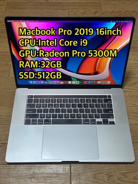 MacBook Pro 2019 16inch intel Core i9 Apple