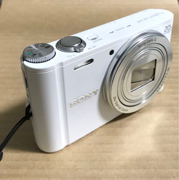 【美品】 完動品 SONY ソニー サイバーショット Cyber-shot DSC-WX300 ホワイト デジカメ コンデジ