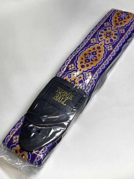 アーニーボール ストラップ ERNIE BALL ジャガード ギター ベース ストラップ 未使用) Purple ジャカード