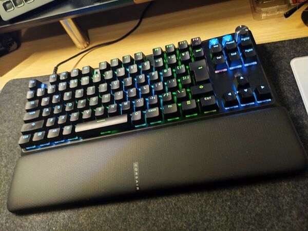 Corsair K70 PRO TKL (日本語配列) 黒 付属品全て有り ラピットトリガー ゲーミングキーボード