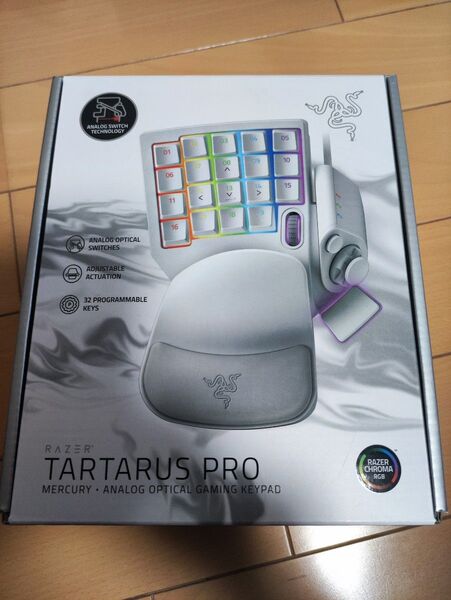Razer Tartarus Pro 白 左手デバイス 左手キーボード レイザー タルタロスプロ