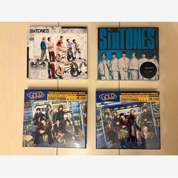SixTONES CD 「音色 通常盤」「GONG/ここに帰ってきて 通常盤」「GOLD 初回盤A」「GOLD 初回盤B」
