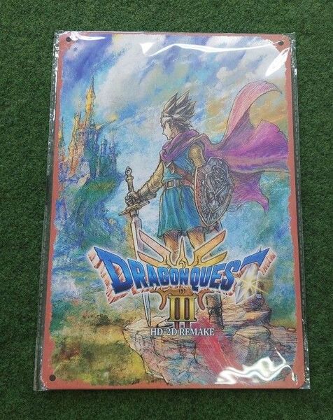 【新品未開封】 ドラゴンクエスト3リメイク/メタルプレート