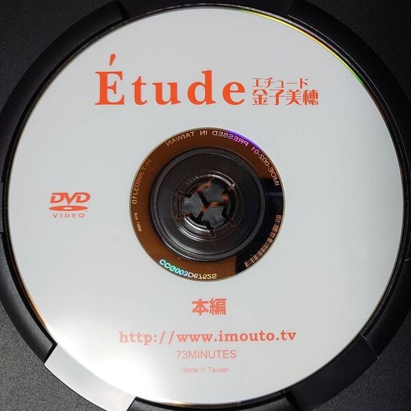 【正規品 新品同様DVD】金子美穂 アイマックス2枚組 Etude ケース無