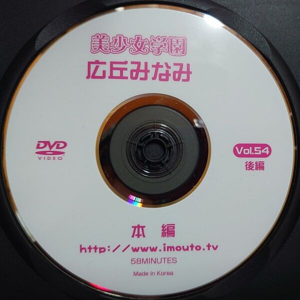 【正規品 中古DVD】広丘みなみ アイマックス 二枚組 美少女学園54 廃盤 ケース無