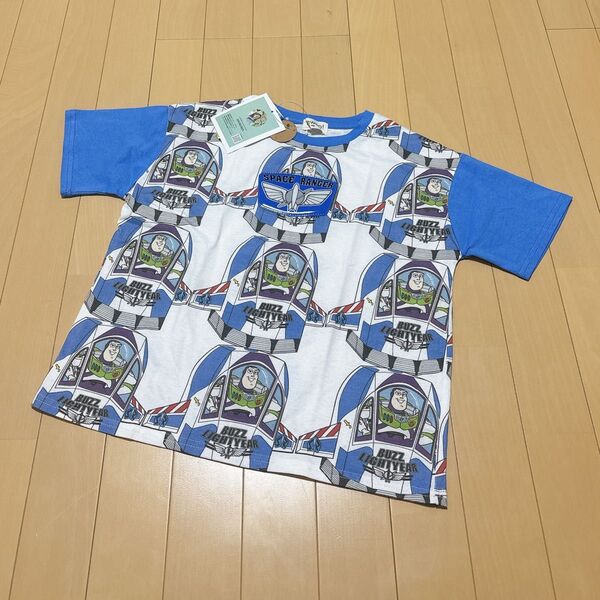 新品タグ付き★mewoo★トイストーリー★バズライトイヤー★半袖Tシャツ★130