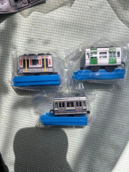 カプセルプラレール 東西の環状線と通勤電車編 3個セット