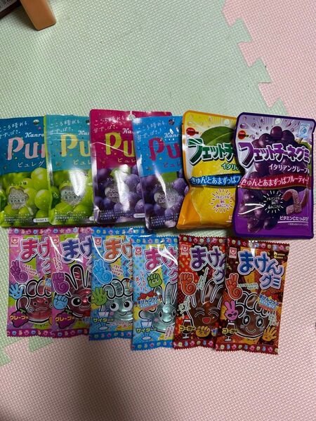 グミ詰め合わせ 7種12袋セット ピュレグミ フェットチーネグミ まけんグミ