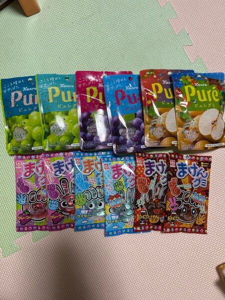 グミ 詰め合わせ 6種12袋セット ピュレグミ まけんグミ アソート