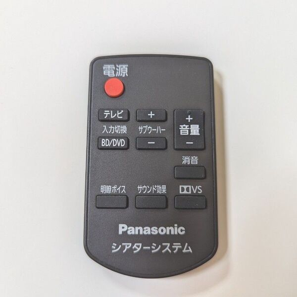 パナソニック シアターシステ厶 リモコン Panasonic オーディオリモコン N2QAYC000028