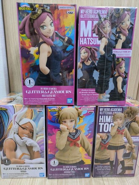 【新品・未開封品】僕のヒーローアカデミア GLITTER& GLAMOURSフィギュア 5体セット