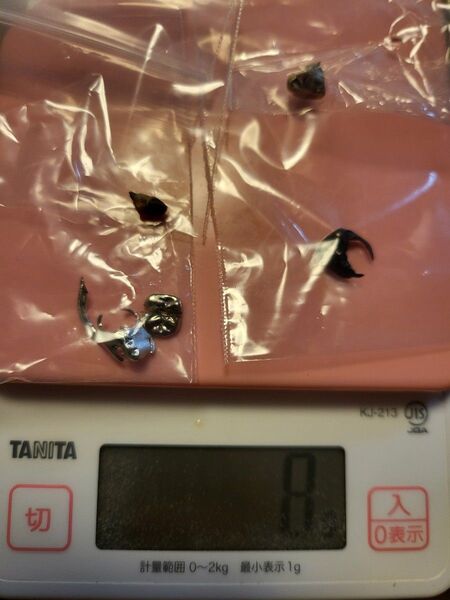 【除去冠】撤去冠 パラジウム 歯科 銀歯 8g