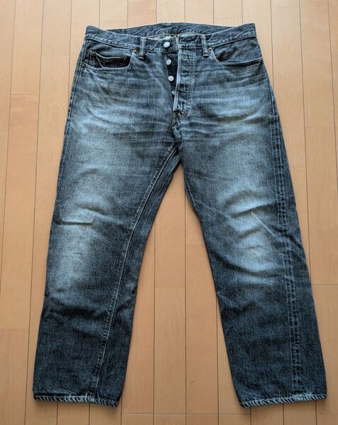 美品 WAREHOUSE ウエアハウス ブラック w36 2ND-HAND Lot.1100 セコハン