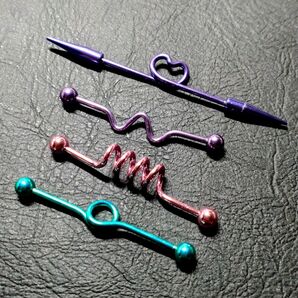 14G 変形インダストリアル 4本セット