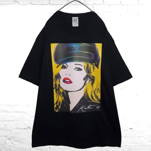 【新品】ケイトモス ビビットカラー イラストTシャツ