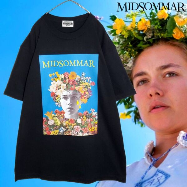 【新品】ミッドサマー ムービー Tシャツ黒②