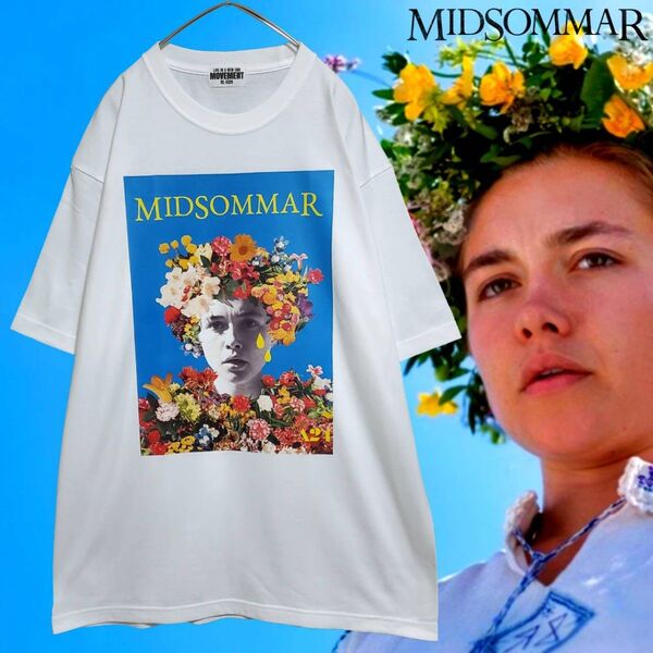 【新品】ミッドサマー ムービー Tシャツ白