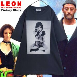 【新品】 LEONマチルダフォトTシャツ Vintage Black