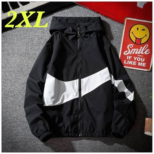 マウンテンパーカー メンズ 2XL XXL ナイロンパーカー