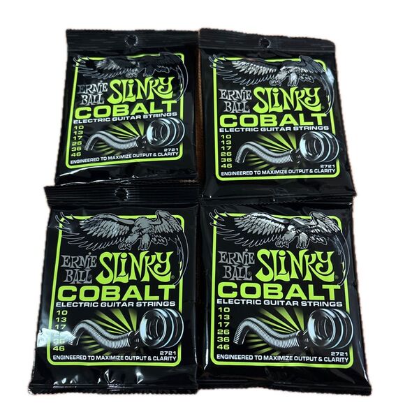 ERNIE BALL アーニーボール Regular Slinky COBALT 4個セット エレキギター弦