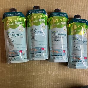メリットシャンプー つめかえ用 4個セット 340ml×4個 花王