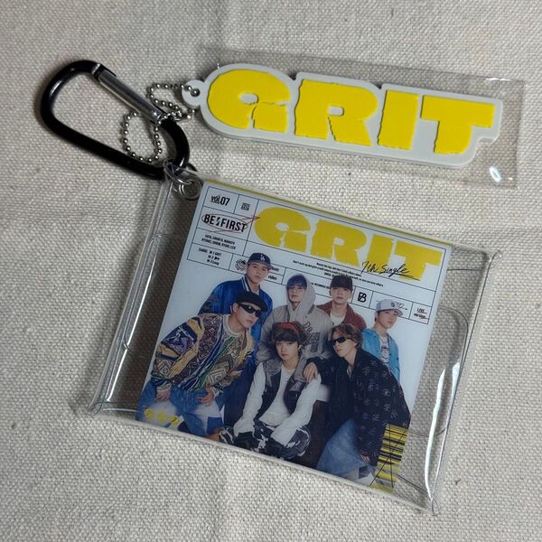 BE:FIRST GRIT マルチケース付きラバーキーホルダー