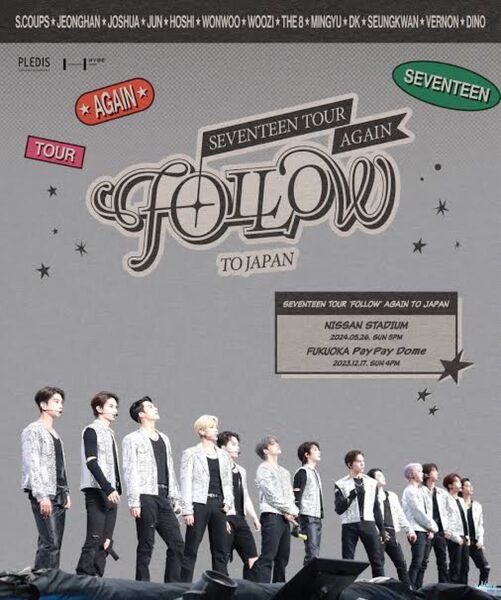 SEVENTEEN TOUR FOLLOW AGAIN TO JAPAN DVD