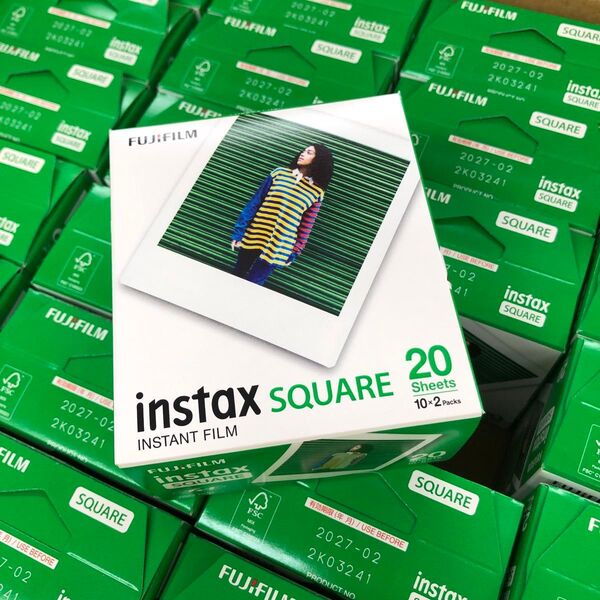 フジフイルム INSTAX SQUARE フィルム ホワイト 2パック 30個セット