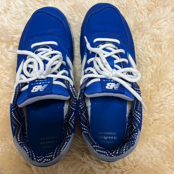 new balance 574 Classic ブルー スニーカー