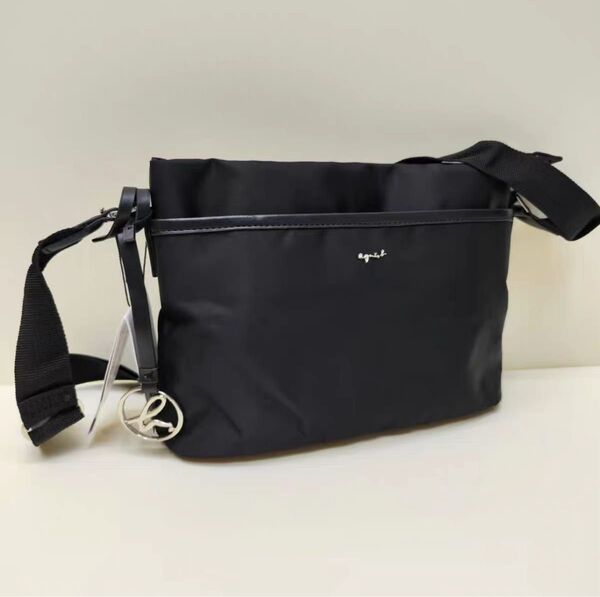新品 アニエスベー agnes.b ショルダーバッグ ブラック