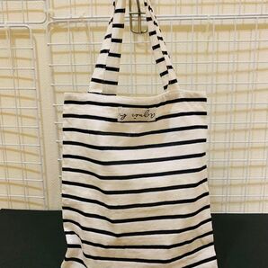 【未使用美品】 agnes b アニエスベー ハンドバッグ ミニトートバッグ バッグ 白黒