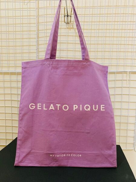 【未使用美品】gelato pique ジェラートピケ ホビートートバッグ トートバッグ パープル