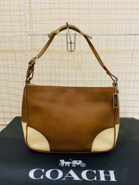 COACH コーチ ミニトートバッグ ハンドバッグ ショルダーバッグ 肩掛け オールレザー ブラウン