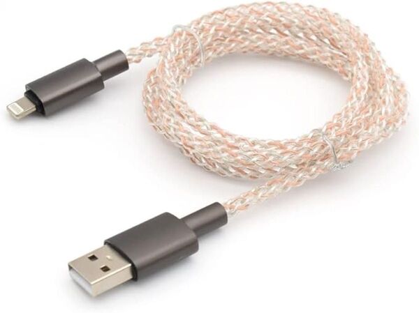 本日限定 ラスト1点 最終お値下げ価格処分 USBケーブル ピンク1m