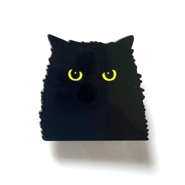 黒猫のピンバッジ2