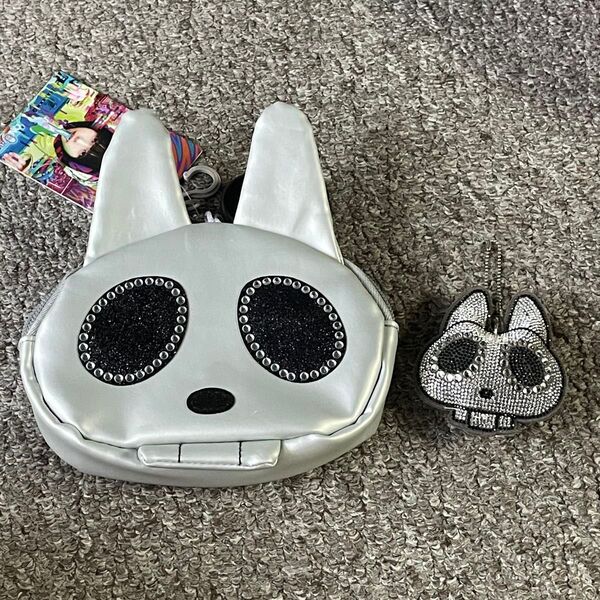 あのちゃんの電電電波 あのちゃん ササキ パスケース ポーチ キラキラ チャーム キーホルダー しまむら コラボ グッズ