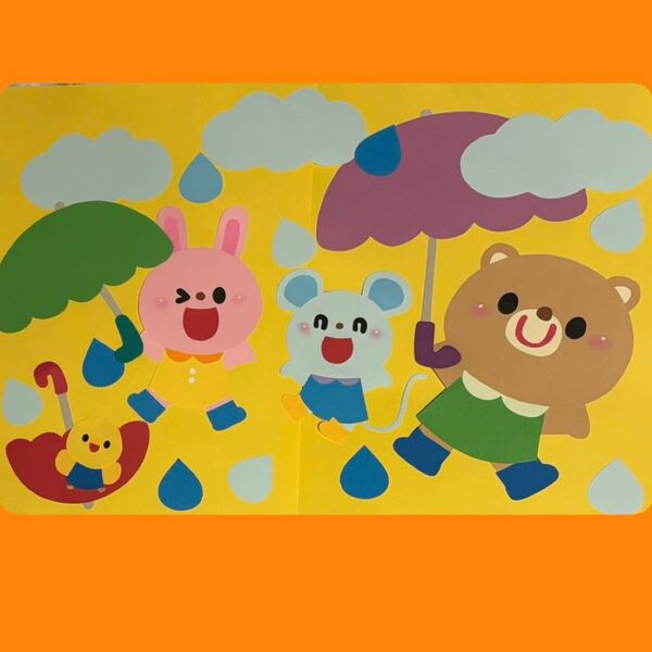 保育園 幼稚園 壁面飾り 児童館 壁面 装飾 春 施設 保育 梅雨壁面