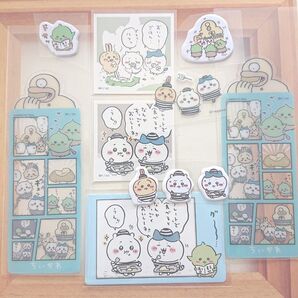 ちいかわ ハチワレ うさぎ ゴブリン オデ ブックマークコレクション あつめてシール ピースシール ぷくっとシール 囚人