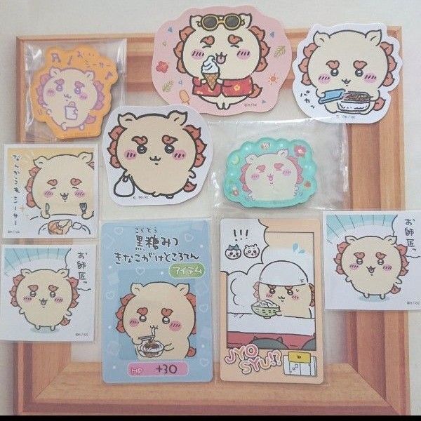 ちいかわ シーサー キャラマグネッツ ダイカットステッカー コレクションカード スナップマイドーム あつめてシール