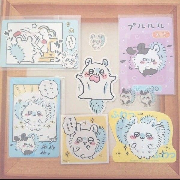ちいかわ スナップマイド あつめてシール ステッカー コレクションカード ふわっ ふわっ キラッ キラッ モモンガセット